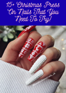 Christmas Press On Nails