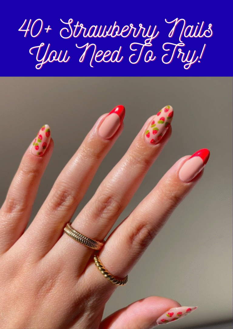 Top 40+ Strawberry Nails You Need To Try!