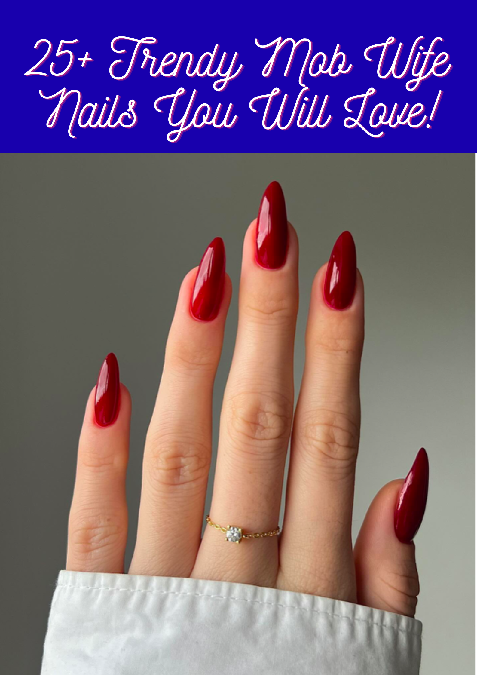 Mob Wife Nails