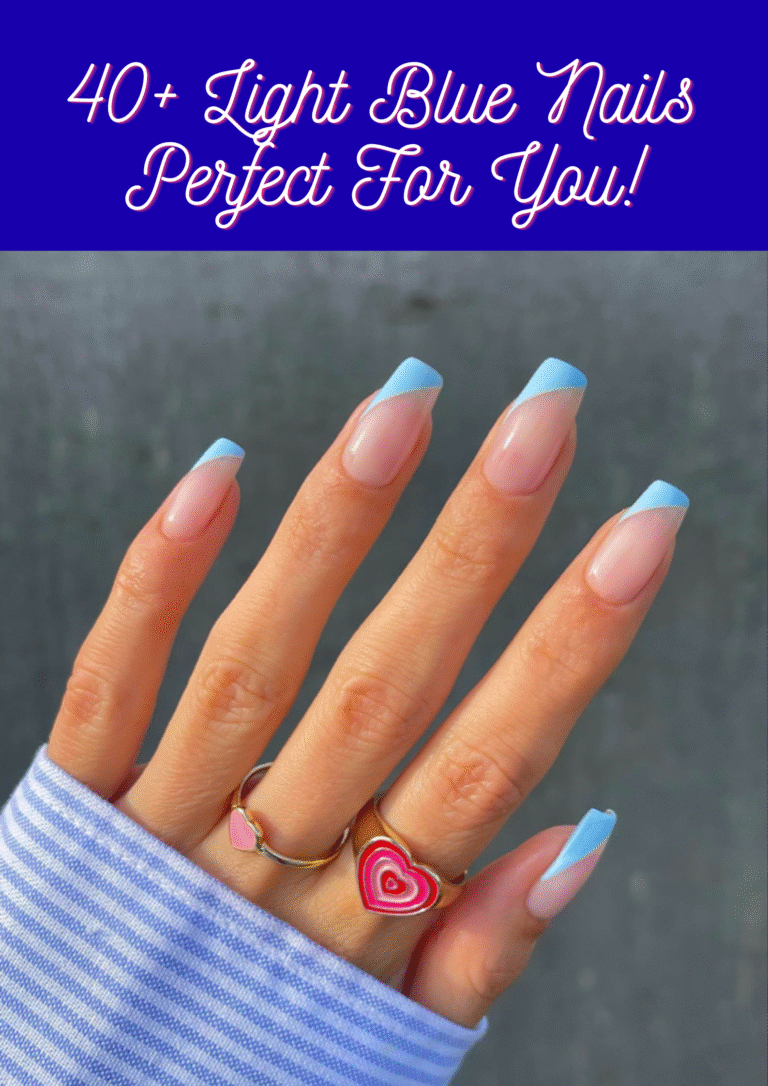 Light Blue Nails