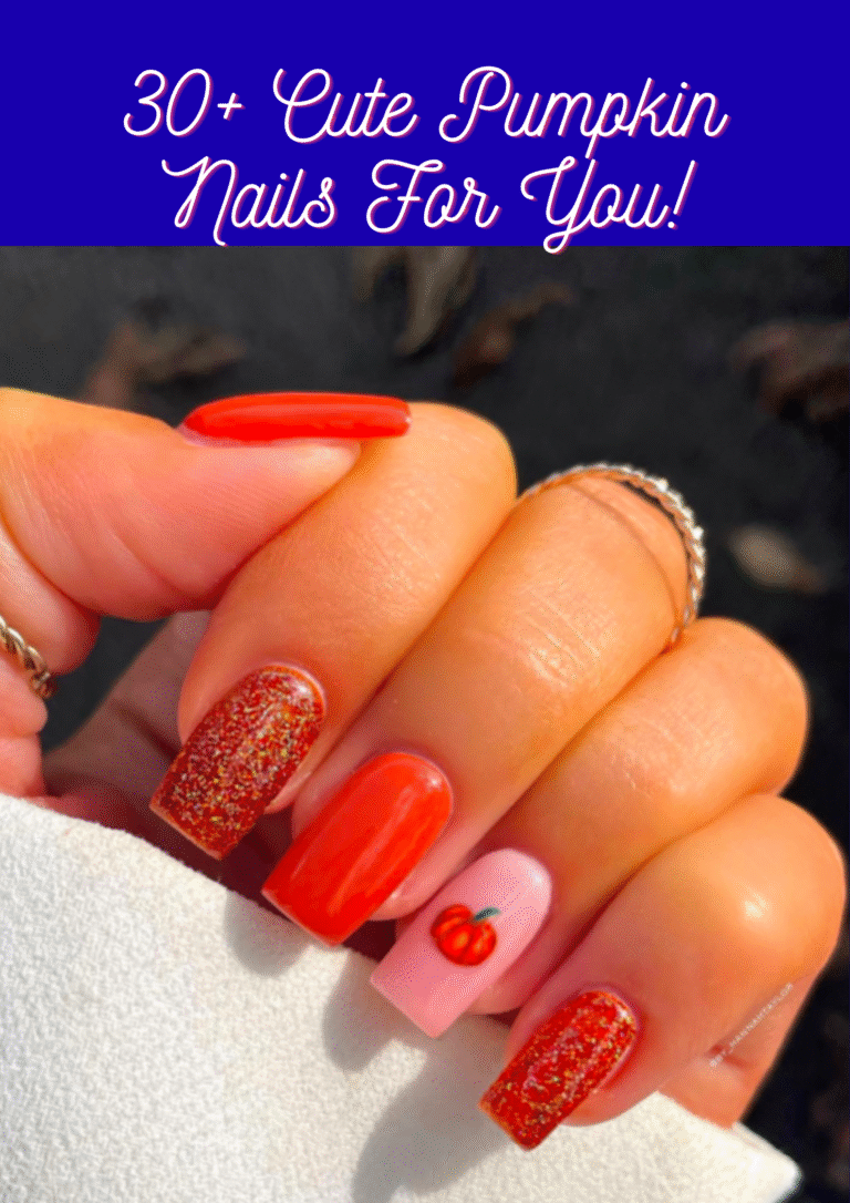 Pumpkin Nails