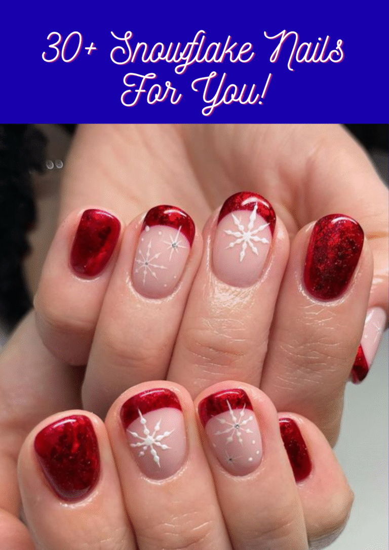 Snowflake Nails