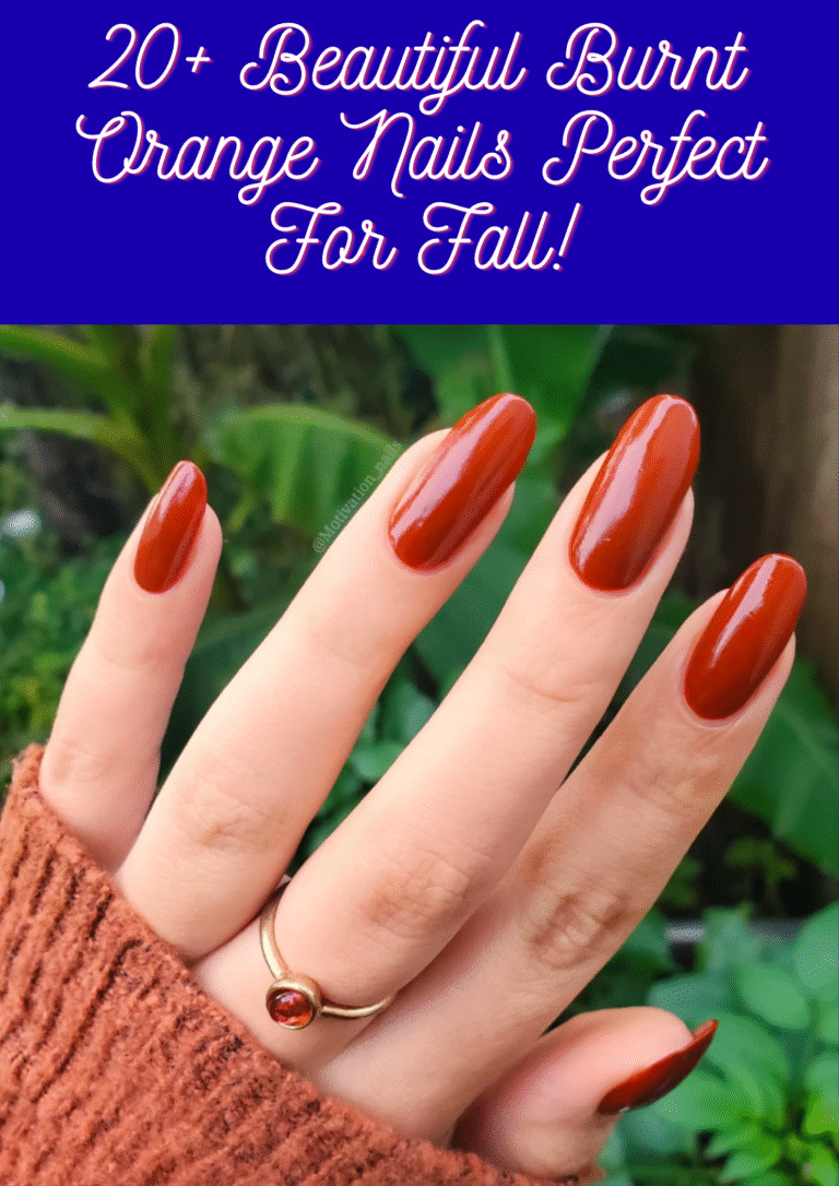 Burnt Orange Nails