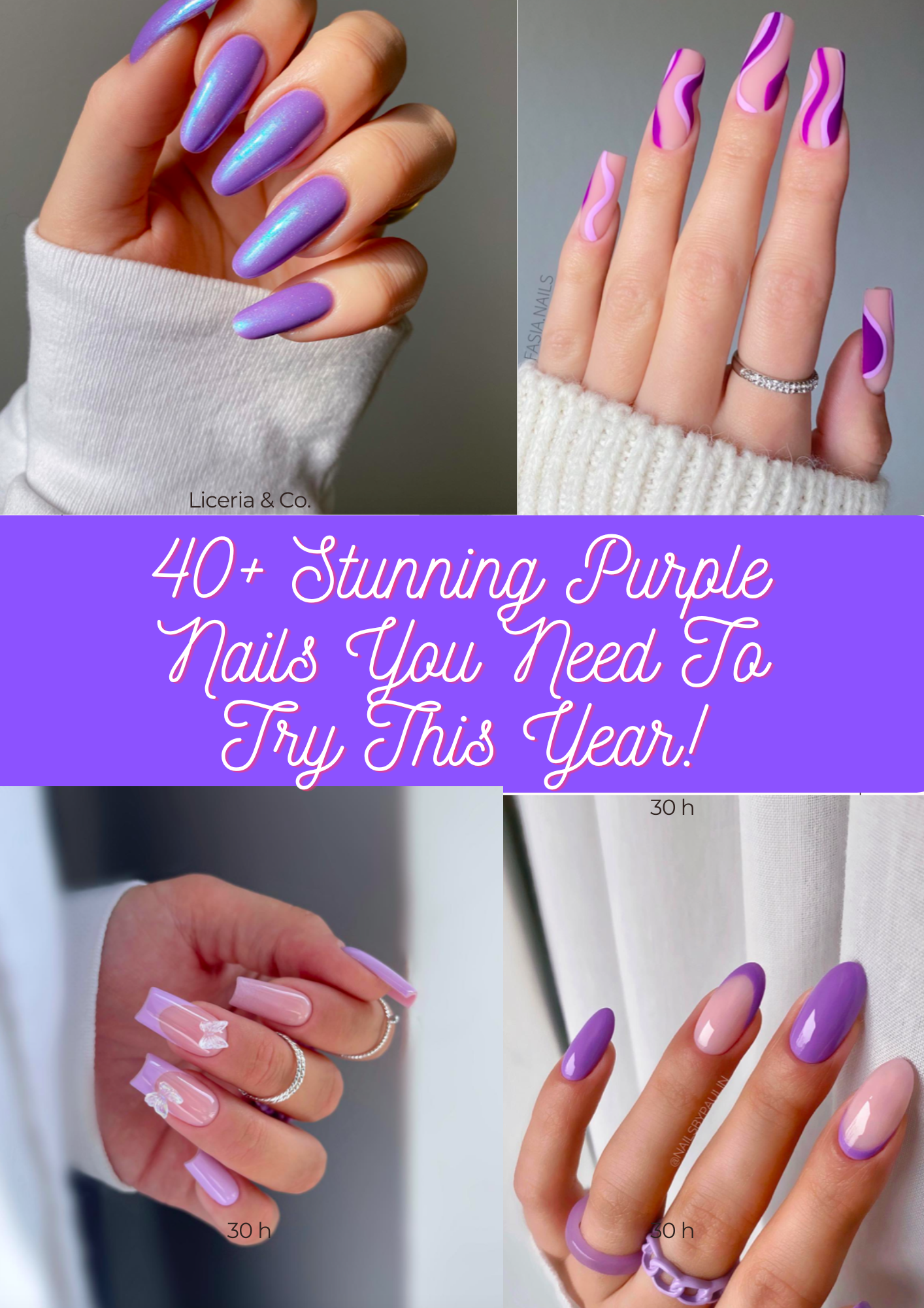 Purple Nails
